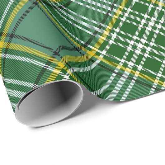 Papier Cadeau Clan Currie Tartan (Coin rond)