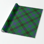 Papier Cadeau Clan Davidson Tartan (Déroulé)