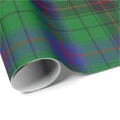 Papier Cadeau Clan Davidson Tartan (Coin rond)