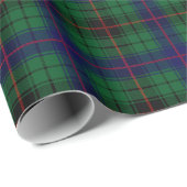 Papier Cadeau Clan Davidson Tartan Plaid (Coin rond)