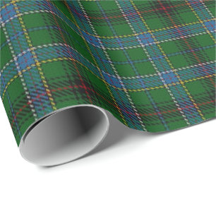 Papier Cadeau Clan Duncan Tartan écossais