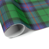 Papier Cadeau Clan écossais Armstrong Tartan Plaid (Coin rond)