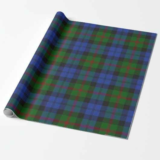 Papier Cadeau Clan écossais de Baird Tartan Plaid Motif (Déroulé)