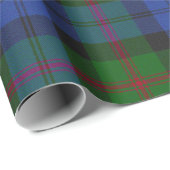 Papier Cadeau Clan écossais de Baird Tartan Plaid Motif (Coin rond)