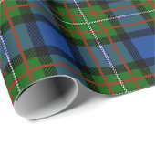 Papier Cadeau Clan écossais Fergusson Tartan Plaid (Coin rond)