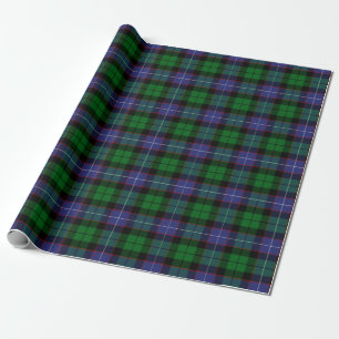 Papier Cadeau Clan écossais Galbraith Tartan Plaid