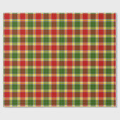 Papier Cadeau Clan écossais Gibson Tartan Plaid (Plat)