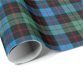 Papier Cadeau Clan écossais Guthrie Tartan Plaid (Coin rond)
