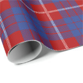 Papier Cadeau Clan écossais Hamilton Tartan Plaid (Coin rond)