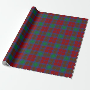 Papier Cadeau Clan écossais Lindsay Tartan Plaid