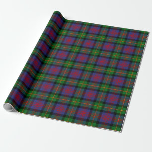 Papier Cadeau Clan écossais Logan Tartan Plaid