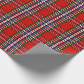 Papier Cadeau Clan écossais MacFarlane Red Tartan Plaid (Coin)