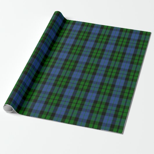 Papier Cadeau Clan écossais MacKay Tartan Plaid (Déroulé)