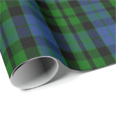 Papier Cadeau Clan écossais MacKay Tartan Plaid (Coin rond)