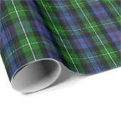 Papier Cadeau Clan écossais MacKenzie Tartan Plaid (Coin rond)