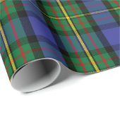 Papier Cadeau Clan écossais MacLaren Tartan Plaid (Coin rond)