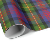 Papier Cadeau Clan écossais MacLennan Tartan Plaid (Coin rond)
