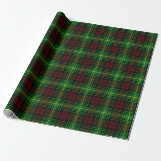 Papier Cadeau Clan écossais Martin Tartan Plaid (Déroulé)