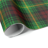 Papier Cadeau Clan écossais Martin Tartan Plaid (Coin rond)