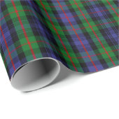 Papier Cadeau Clan écossais Murray Tartan Plaid (Coin rond)