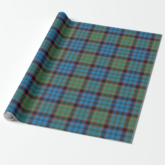 Papier Cadeau Clan écossais Nicolson Chasse Ancien (Déroulé)