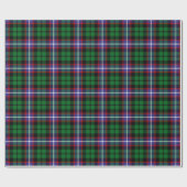 Papier Cadeau Clan écossais Russell Tartan Plaid (Plat)
