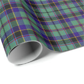 Papier Cadeau Clan écossais Stevenson Tartan Plaid (Coin rond)