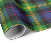 Papier Cadeau Clan écossais Watson Tartan Plaid (Coin rond)