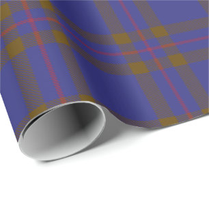 Papier Cadeau Clan Elliot Tartan moderne