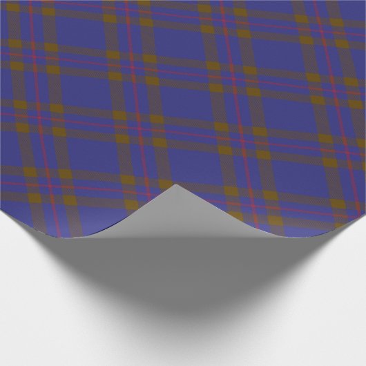 Papier Cadeau Clan Elliot Tartan moderne (Coin)