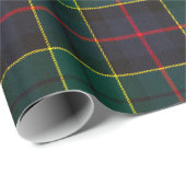 Papier Cadeau Clan Forsyth Tartan Plaid (Coin rond)