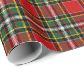 Papier Cadeau Clan Gillespie Tartan (Coin rond)