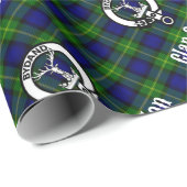 Papier Cadeau Clan Gordon Tartan Crest (Coin rond)