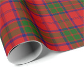 Papier Cadeau Clan Grant Tartan Plaid (Coin rond)