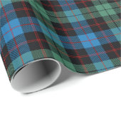 Papier Cadeau Clan Guthrie Tartan (Coin rond)