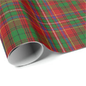 Papier Cadeau Clan Innes Tartan (Coin rond)