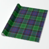 Papier Cadeau Clan Leslie Chasse Tartan (Déroulé)