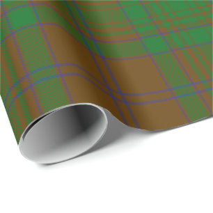 Papier Cadeau Clan MacAlister de Glenbarr Hunting Tartan