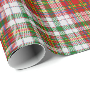 Papier Cadeau Clan MacAlister Robe Tartan Papier enveloppant
