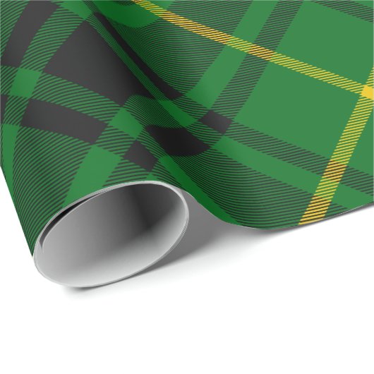 Papier Cadeau Clan MacArthur Tartan (Coin rond)