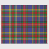 Papier Cadeau Clan MacBeth Papier à enveloppement Tartan (Plat)