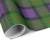 Papier Cadeau Clan MacDonald Tartan (Coin rond)
