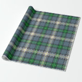 Papier Cadeau Clan MacDowall Tartan (Déroulé)