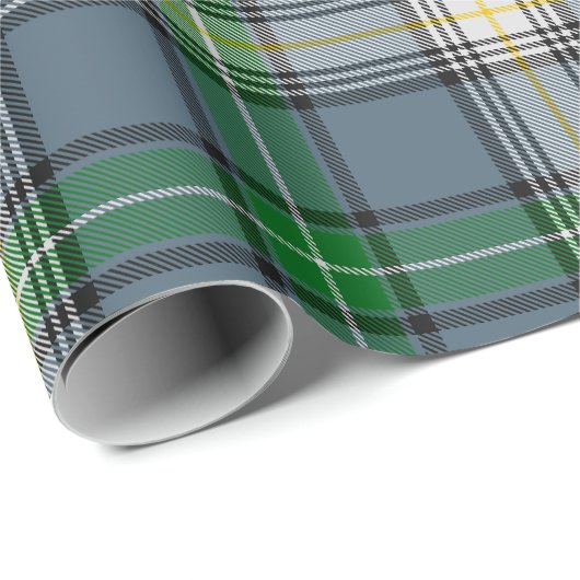 Papier Cadeau Clan MacDowall Tartan (Coin rond)