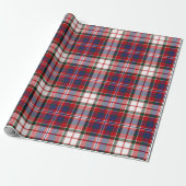 Papier Cadeau Clan MacFarlane robe Tartan (Déroulé)