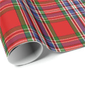 Papier Cadeau Clan MacFarlane Tartan (Coin rond)