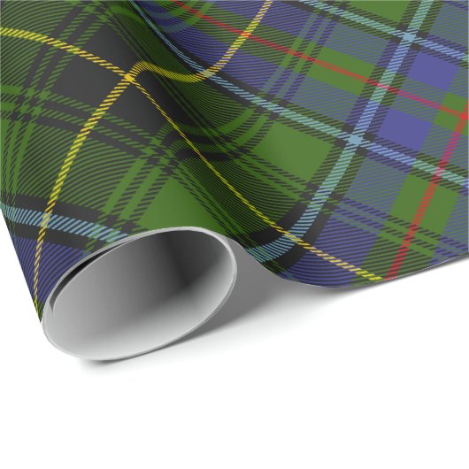 Papier Cadeau Clan MacInnes Tartan (Coin rond)