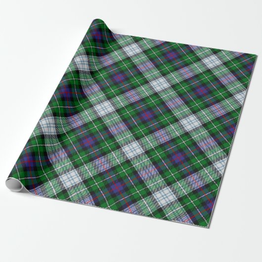 Papier Cadeau Clan MacKenzie Robe Tartan Papier enveloppant (Déroulé)