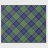 Papier Cadeau Clan MacLaren Tartan pivoté (Plat)