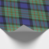 Papier Cadeau Clan MacLaren Tartan pivoté (Coin)